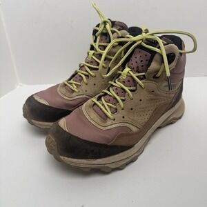 Merrell Speed Solo Mid Women's Vibram Hiking Boots Burlwood Size 9.5 J037298